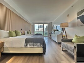 Deluxe Room, 2 Queen Beds, Balcony, City View | Egyptian cotton sheets, premium bedding, pillowtop beds, minibar