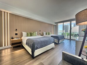 Deluxe Room, 2 Queen Beds, Balcony, City View | City view - Arya Hotel & Suites Coconut Grove, WorldHotels, Distinctive (Miami)