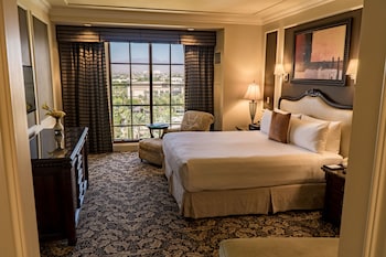 Premium bedding, pillowtop beds, in-room safe, desk at Green Valley Ranch Resort and Spa