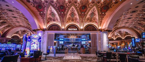 6 bars/lounges, poolside bar