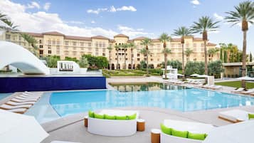 Outdoor pool, pool cabanas (surcharge), pool umbrellas