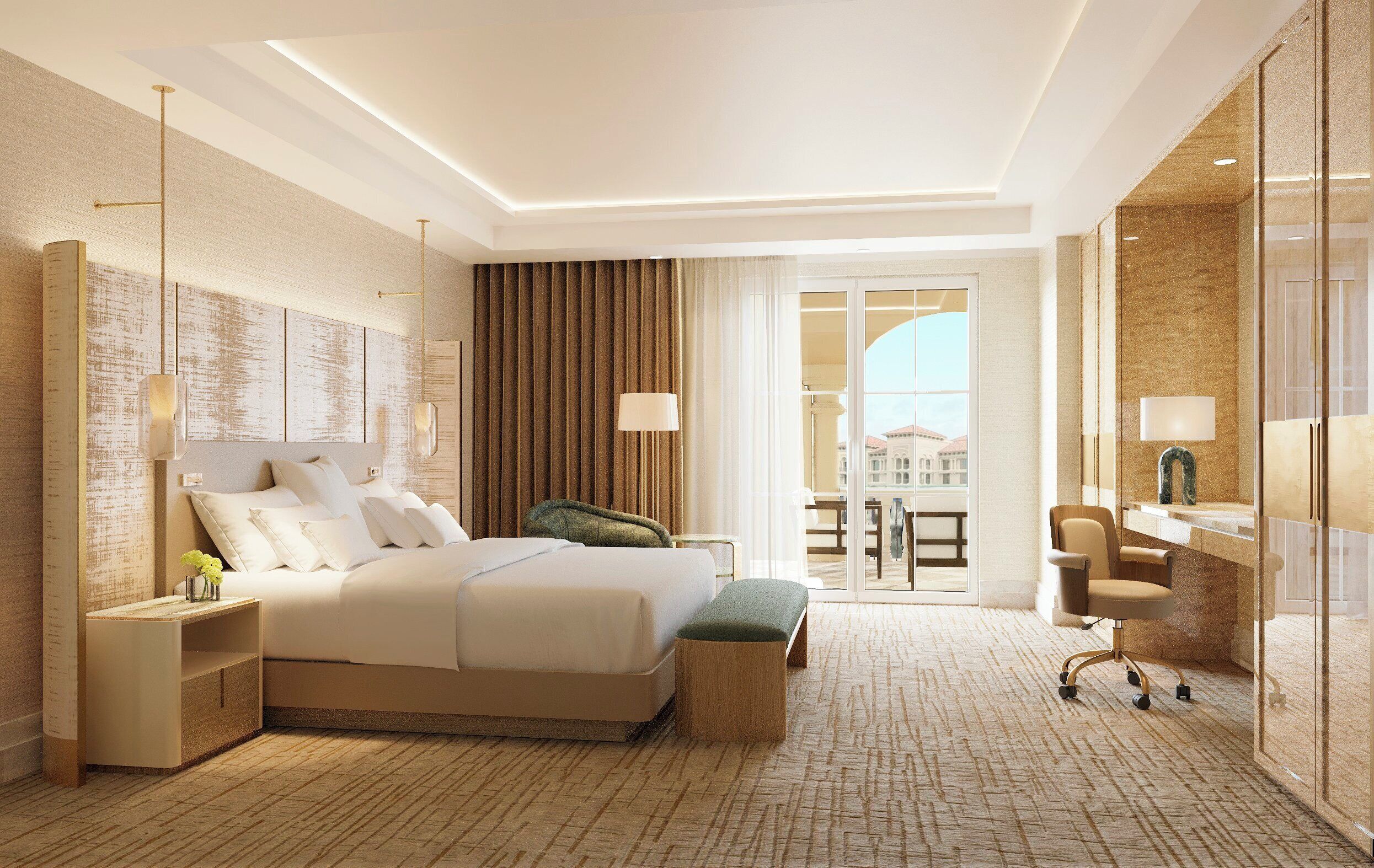 Literie de qualité supérieure, surmatelas, minibar