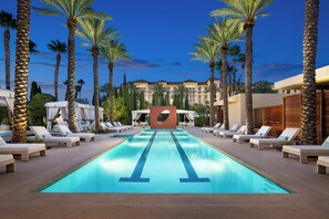 Outdoor pool, pool cabanas (surcharge), pool umbrellas