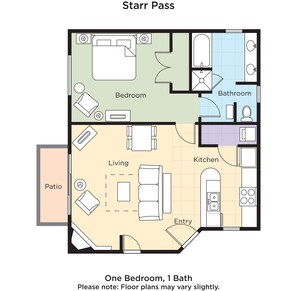 Hypo-allergenic bedding, iron/ironing board, free WiFi, bed sheets - Starr Pass Golf Suites (Tucson)