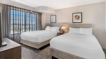 Egyptian cotton sheets, premium bedding, pillow-top beds, desk