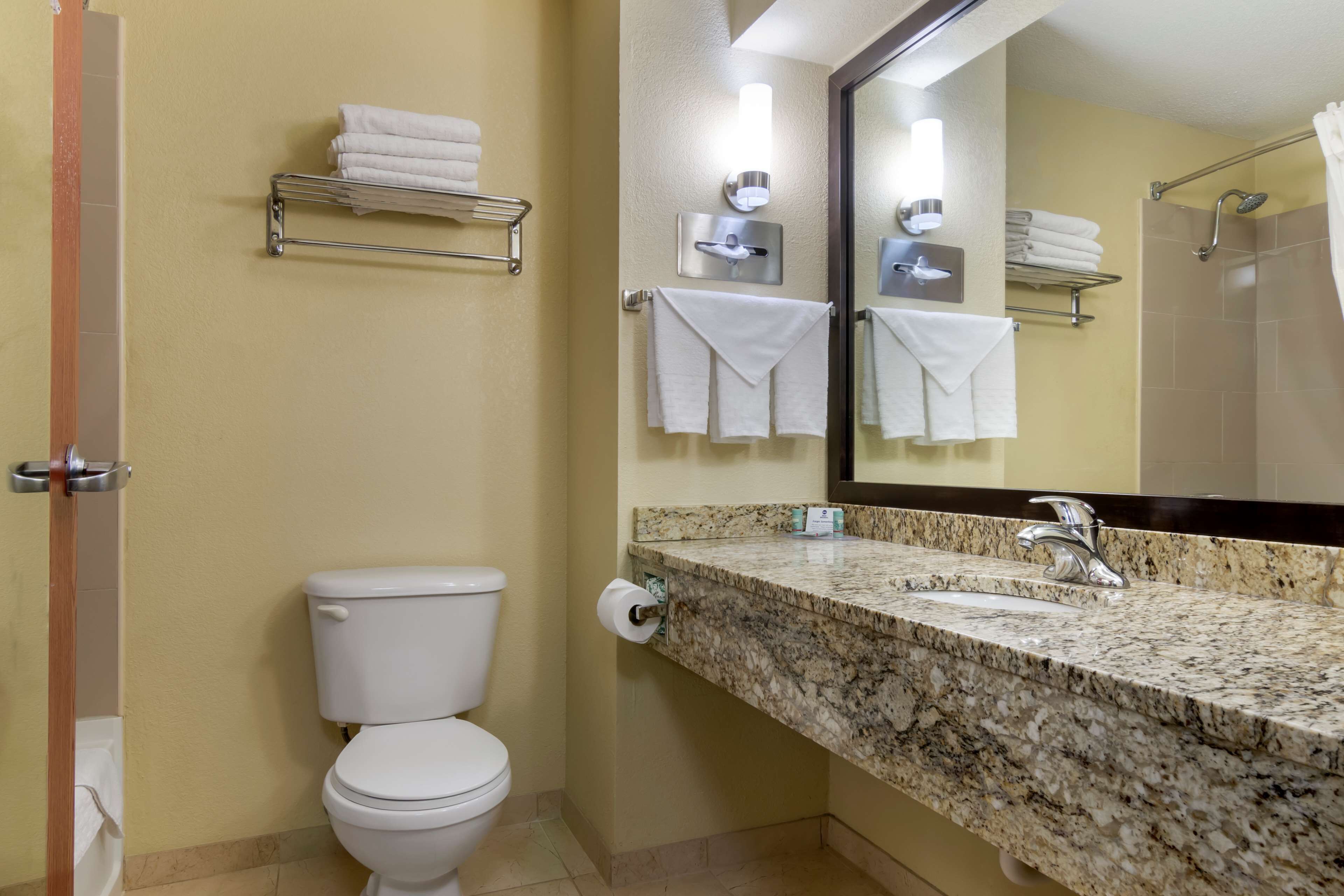 Free toiletries, hair dryer, towels