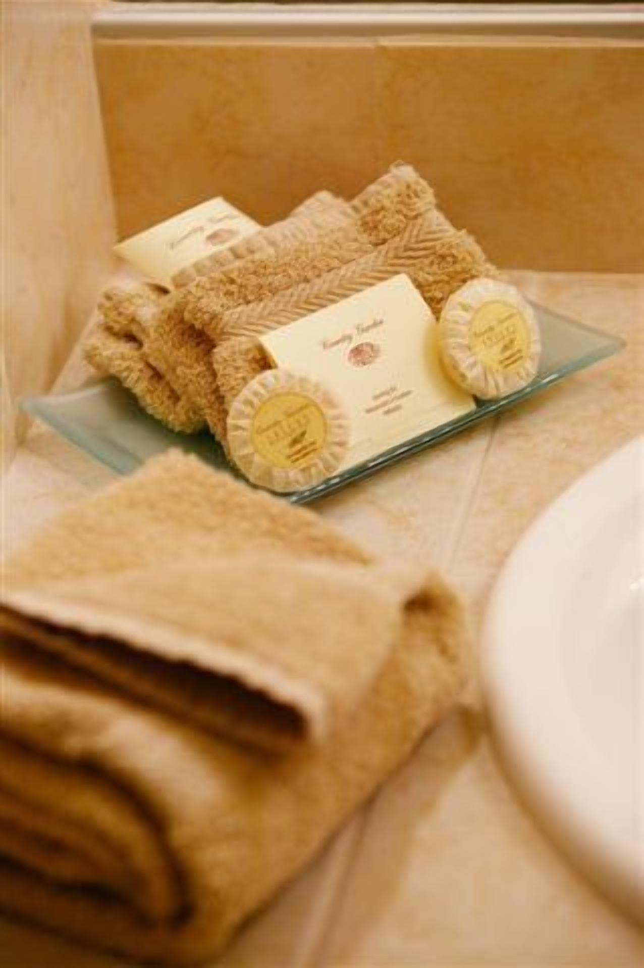 free toiletries, hair dryer, bathrobes, slippers