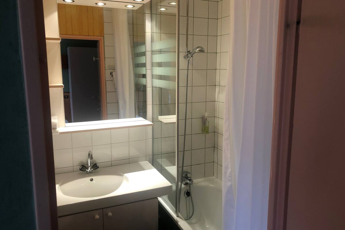 free toiletries, hair dryer, towels, soap