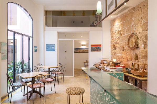 Daily buffet breakfast (EUR 15 per person)