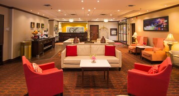 Sala de estar en el lobby