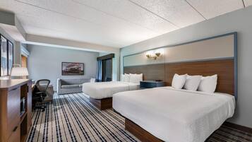 Superior Room, 2 Queen Beds, Non Smoking, Poolside | Desk, blackout drapes, iron/ironing board, cribs (surcharge)