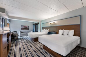 Superior Room, 2 Queen Beds, Non Smoking, Poolside | Desk, blackout curtains, iron/ironing board, cots/infant beds - AmericInn by Wyndham Cloquet (Cloquet)