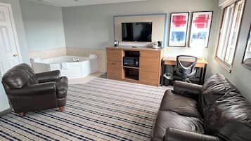 Desk, blackout curtains, iron/ironing board, cots/infant beds