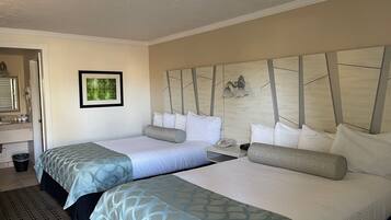 Premium QQ Room Adults Only N/S No Pets | Blackout drapes, iron/ironing board, WiFi (free), bed sheets