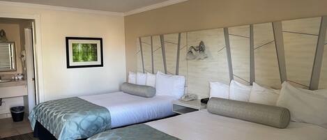 Premium QQ Room Adults Only N/S No Pets | Blackout drapes, iron/ironing board, WiFi (free), bed sheets