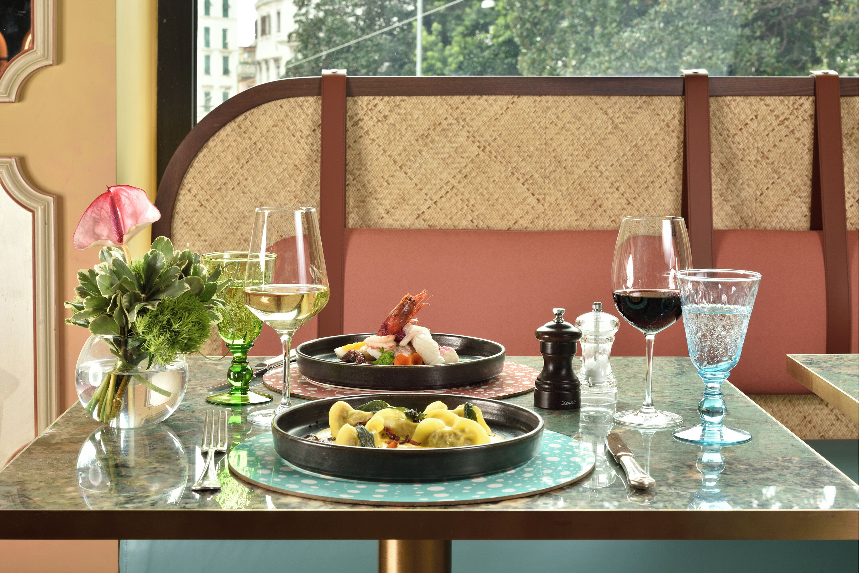 breakfast and dinner served