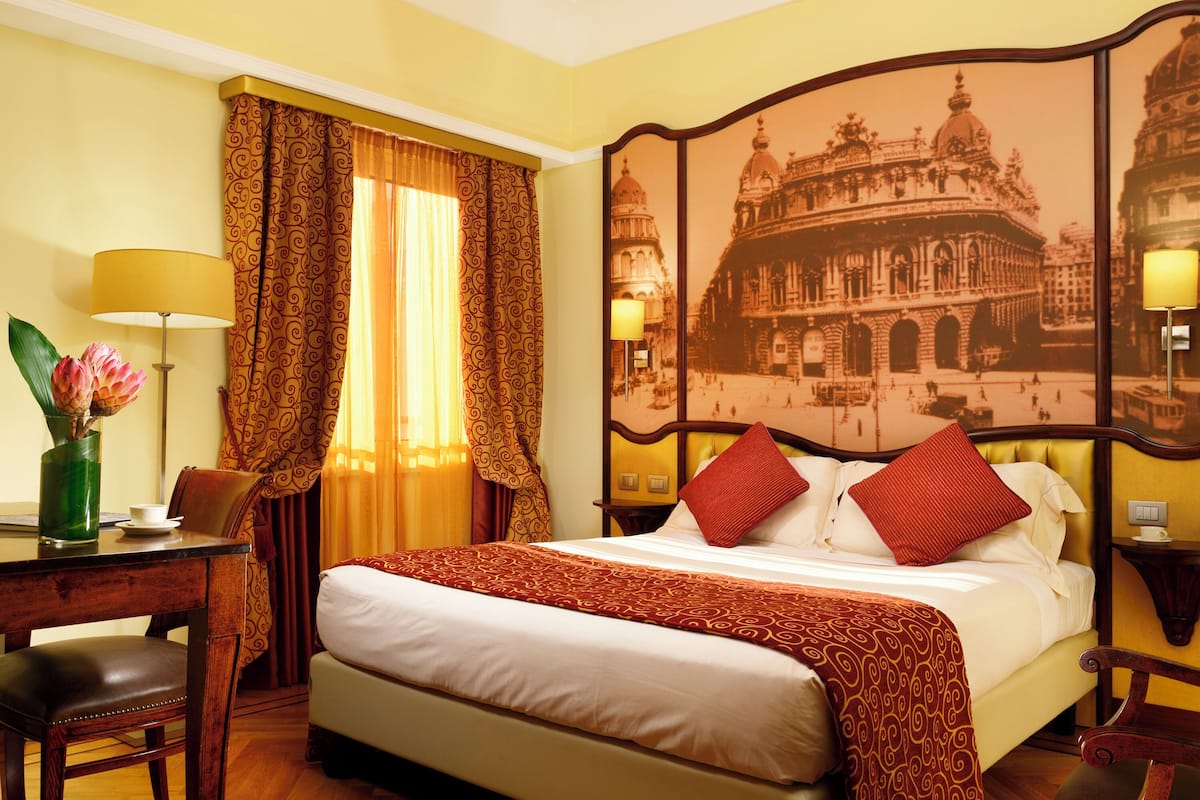 Ropa de cama de alta calidad, edredón y minibar