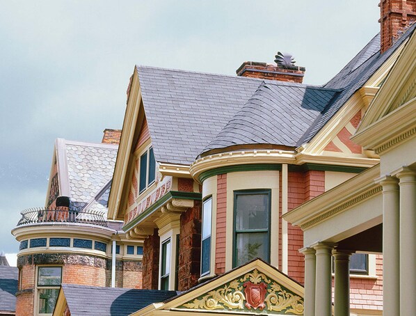 Majoituspaikan julkisivu