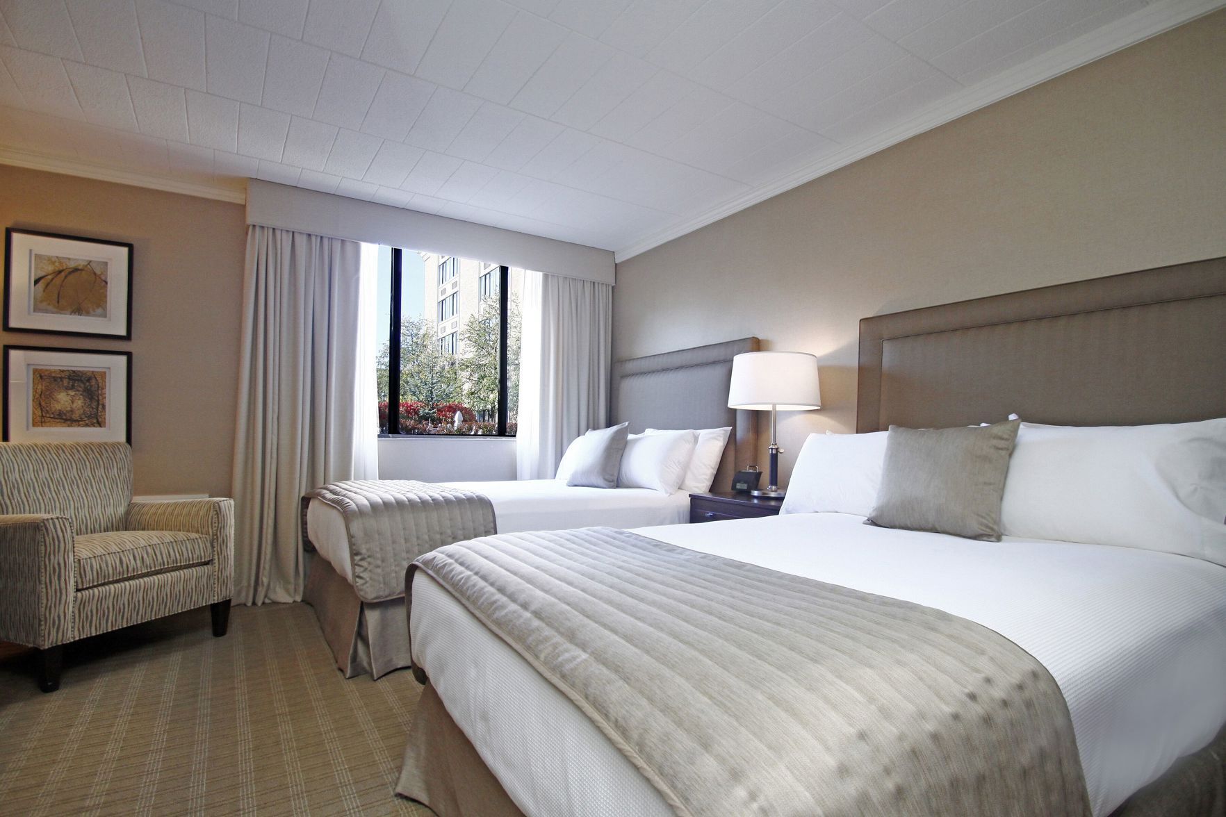 Select Comfort beds, in-room safe, individually decorated
