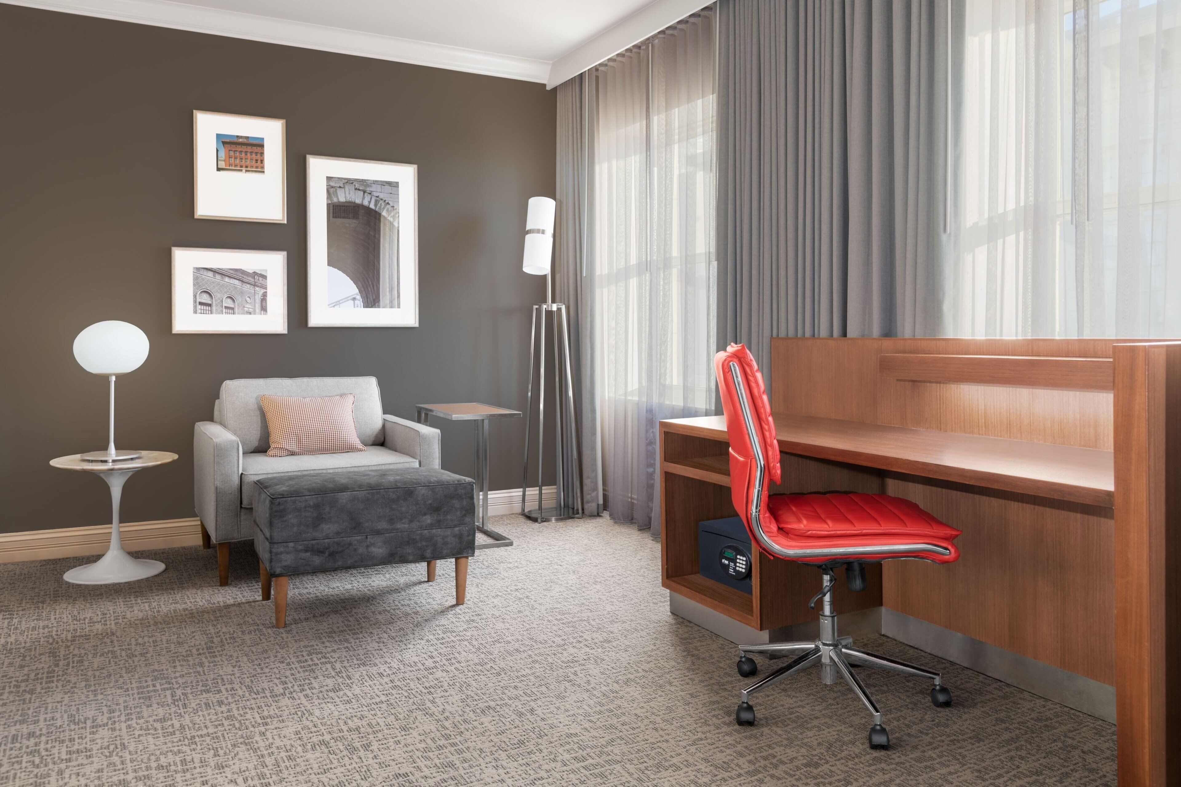 room, 1 king bed | premium bedding, in-room safe, blackout curtains, iron/ironing board