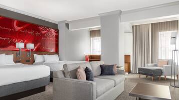 Junior Suite, Multiple Beds | Living area | Smart TV, Netflix