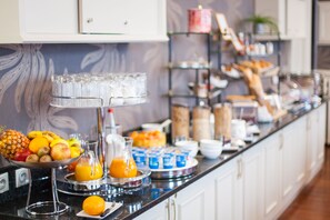 Daily buffet breakfast (EUR 16.50 per person)