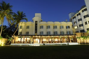 Front of property – evening/night