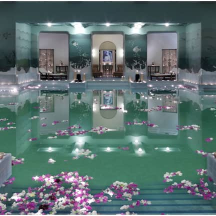 Indoor pool, outdoor pool