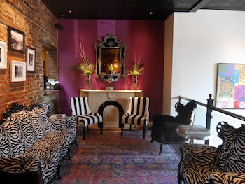 Hotel entrance and lobby at The Sohotel
