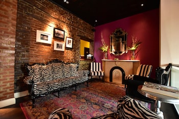 Sitting area in hotel lobby at The Sohotel