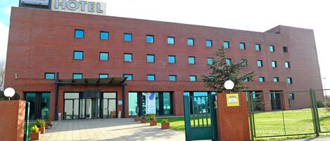 A szálláshely homlokzata