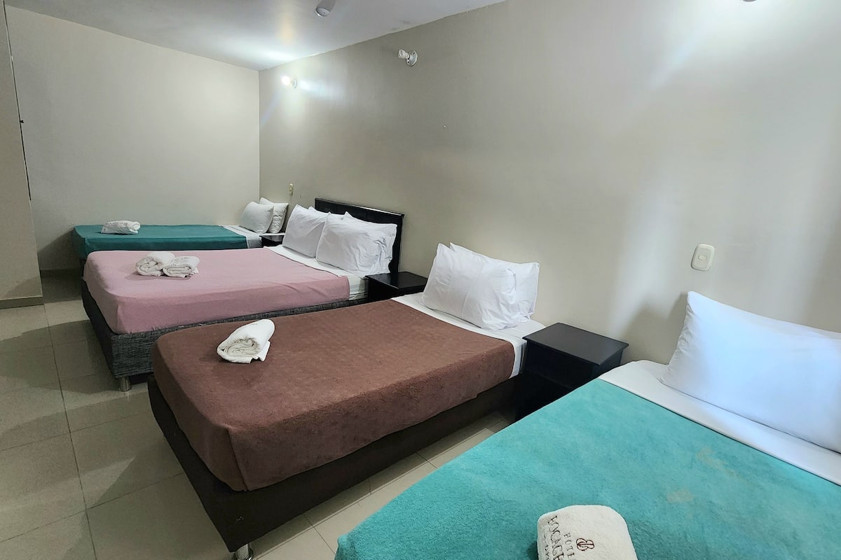 Standard Quintuple Room, Multiple Beds | Hypo-allergenic bedding, minibar, in-room safe, desk