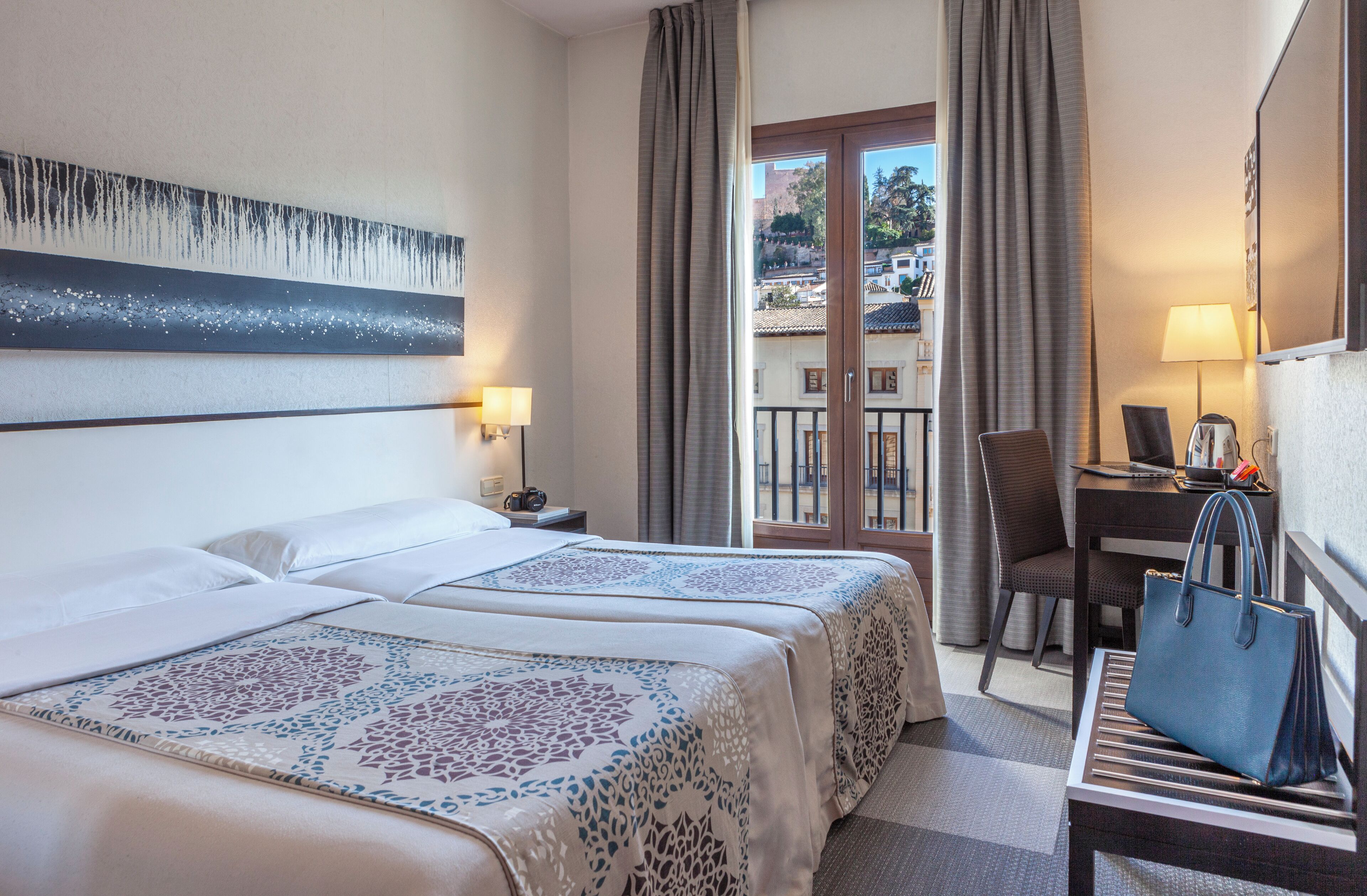 In-room safe, desk, blackout curtains, soundproofing