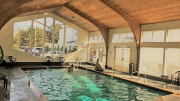 Indoor pool, a heated pool