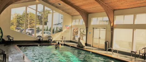 Indoor pool, a heated pool