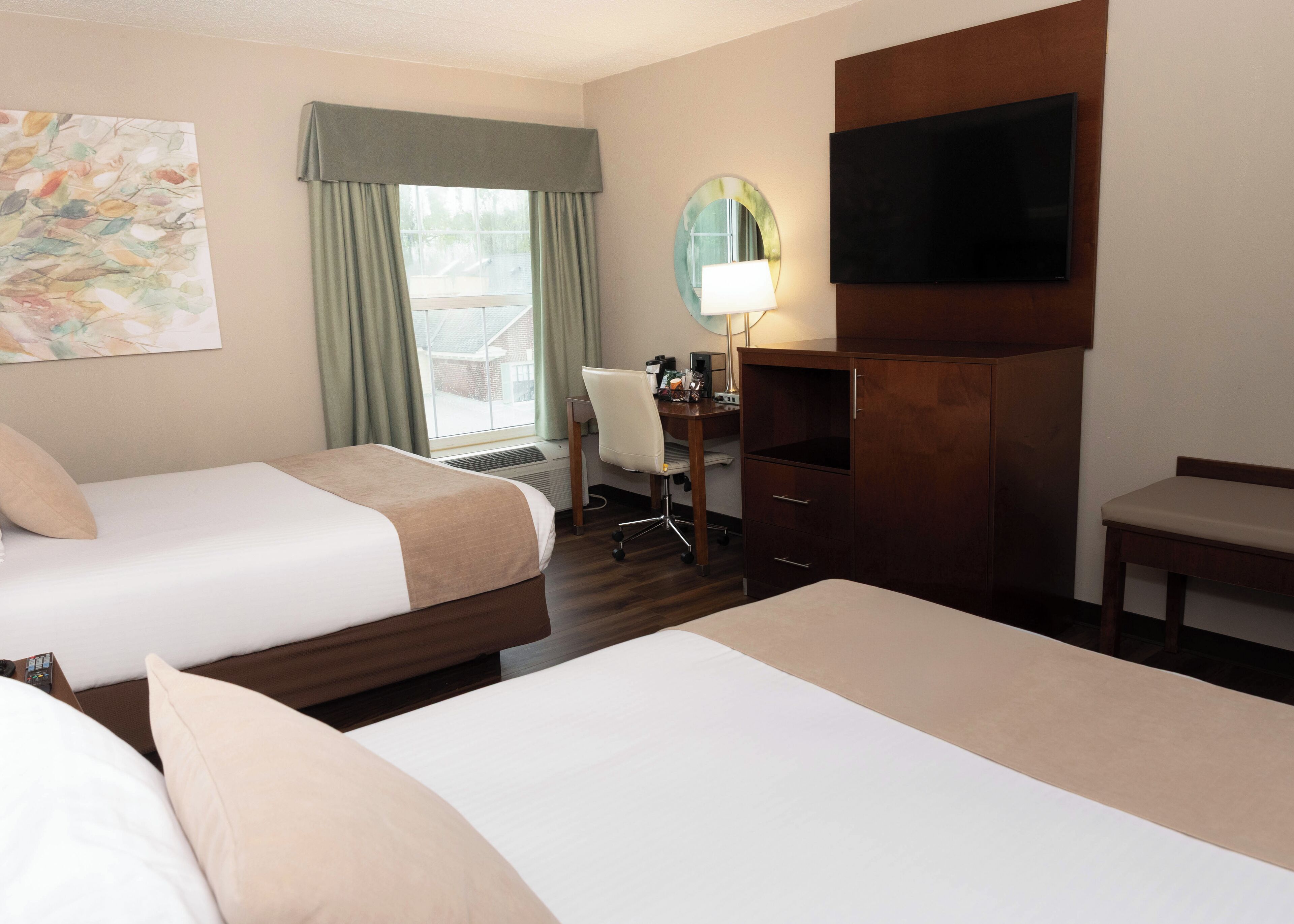 1 bedroom, premium bedding, individually decorated