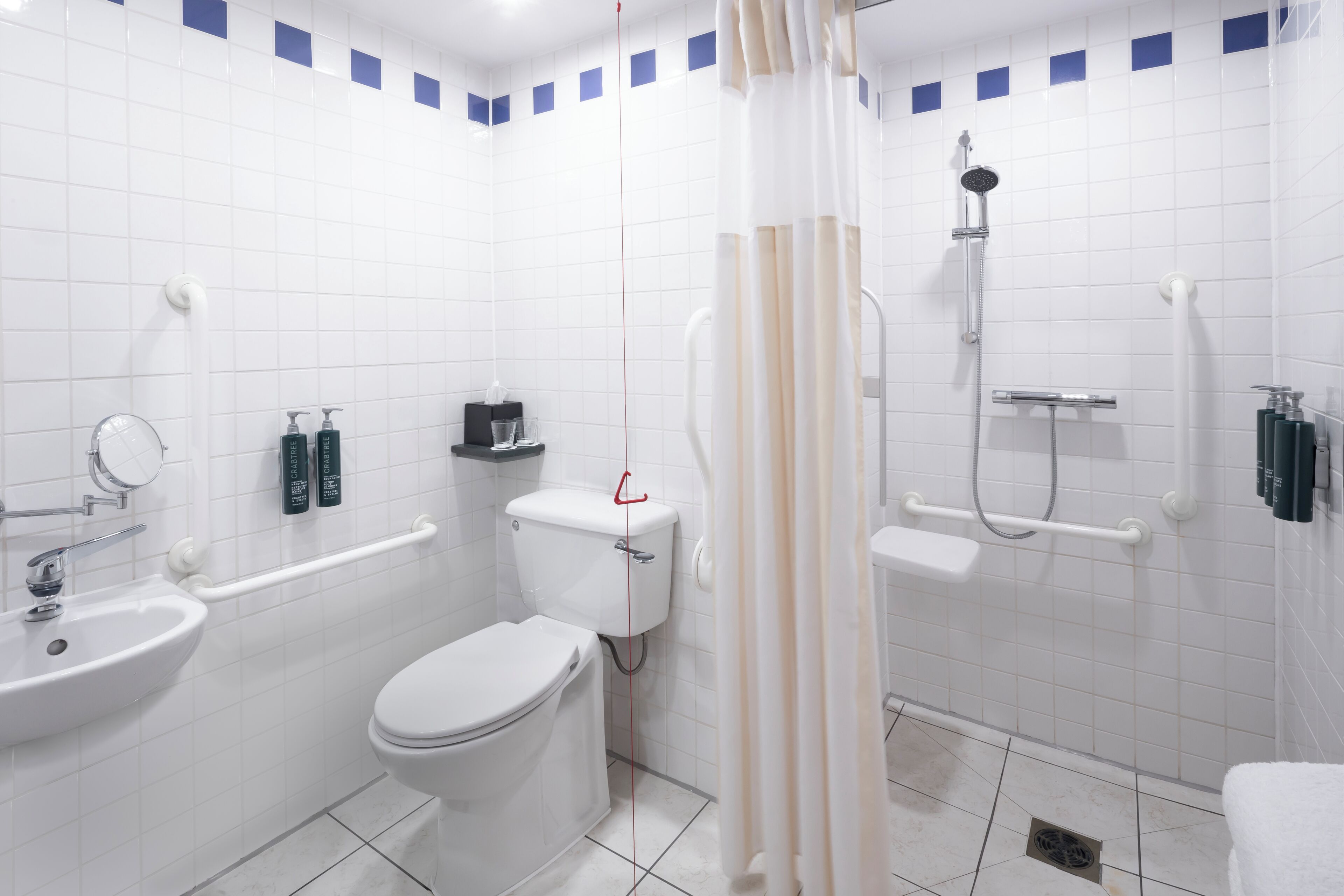 Habitación, 1 cama Queen size, con acceso para personas discapacitadas | Baño