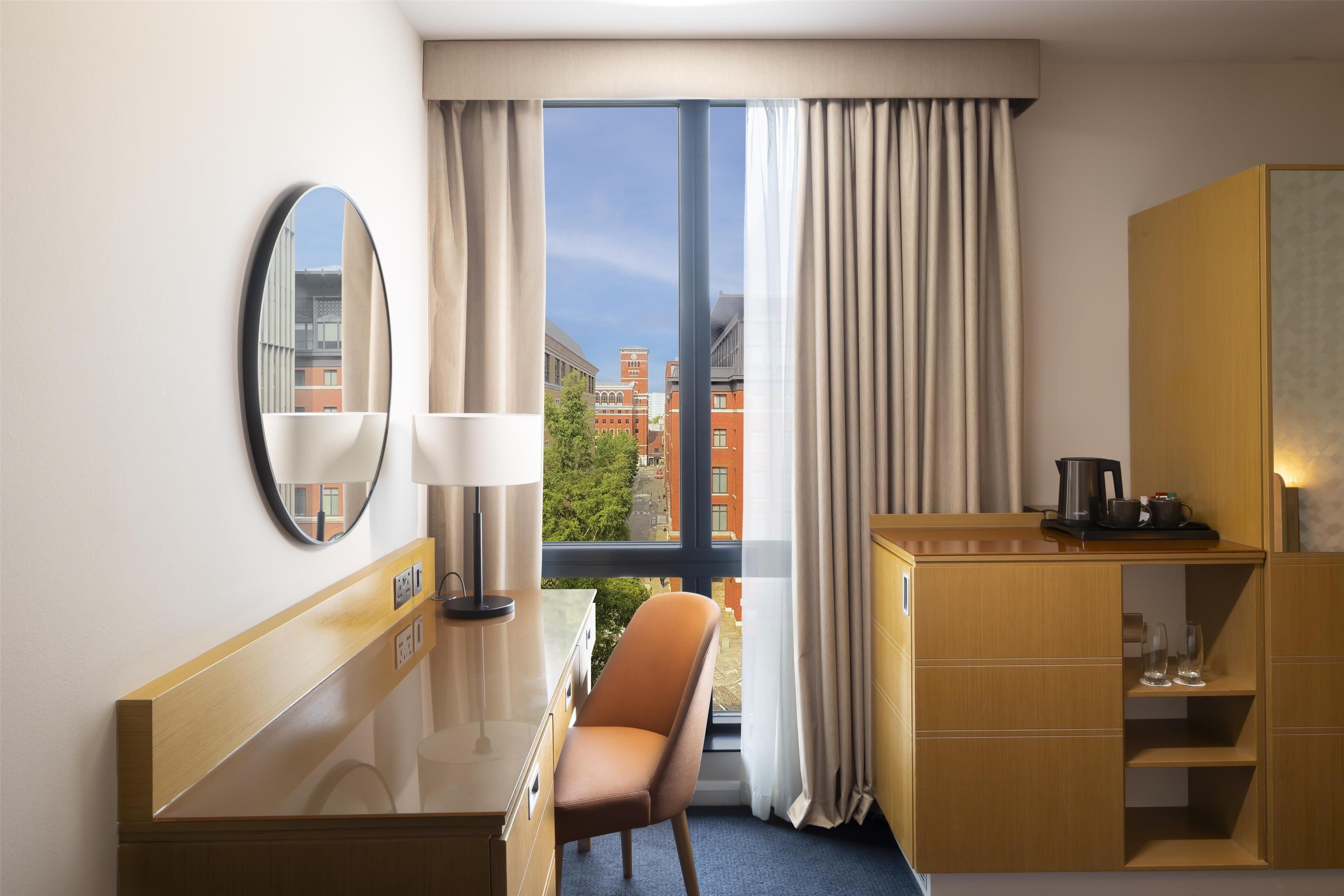 Premium bedding, pillowtop beds, in-room safe, desk