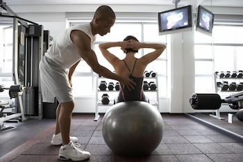 Fitness center at OPUS Hotel Vancouver
