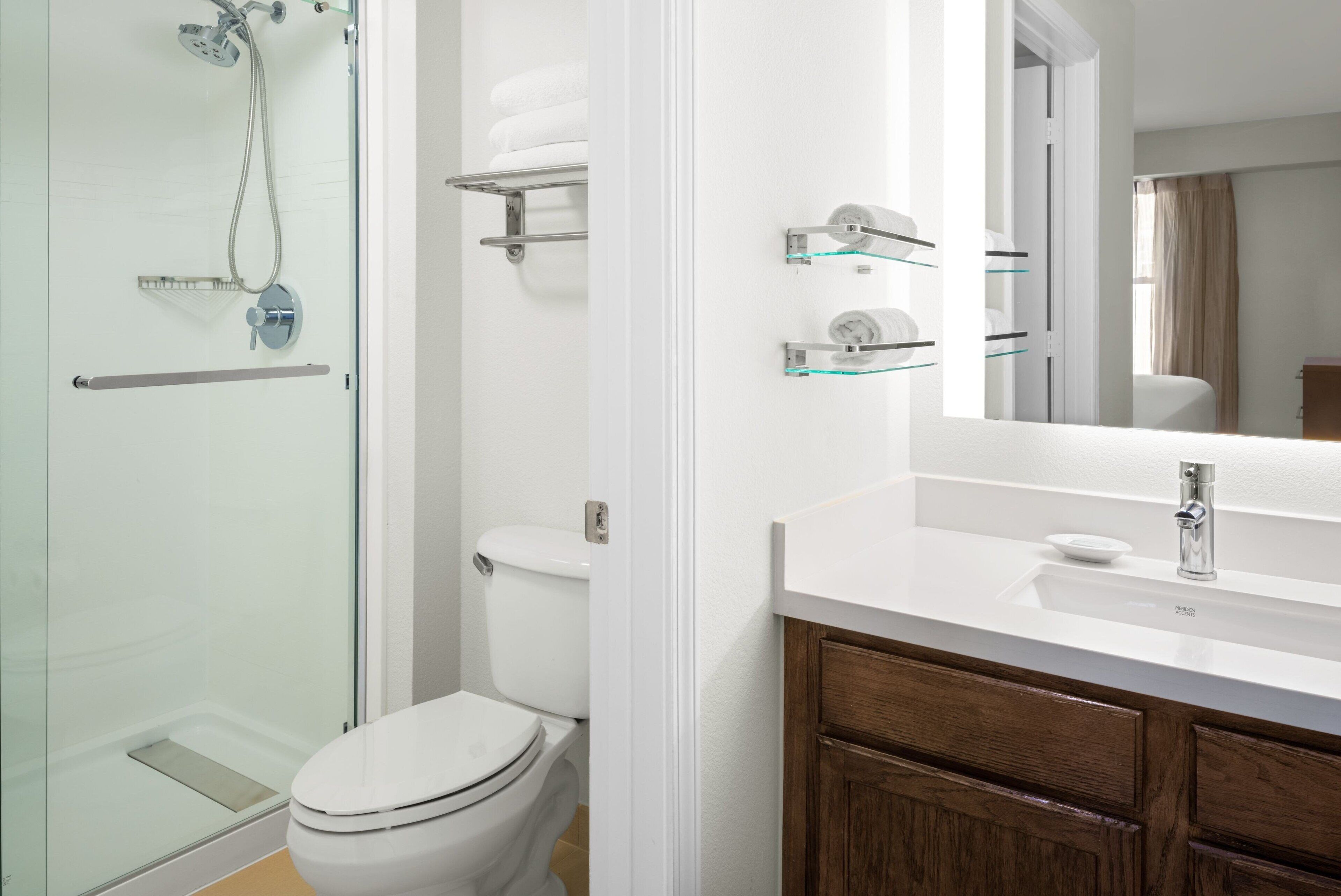 free toiletries, hair dryer, towels, soap