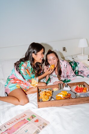 Premium bedding, in-room safe, desk, soundproofing