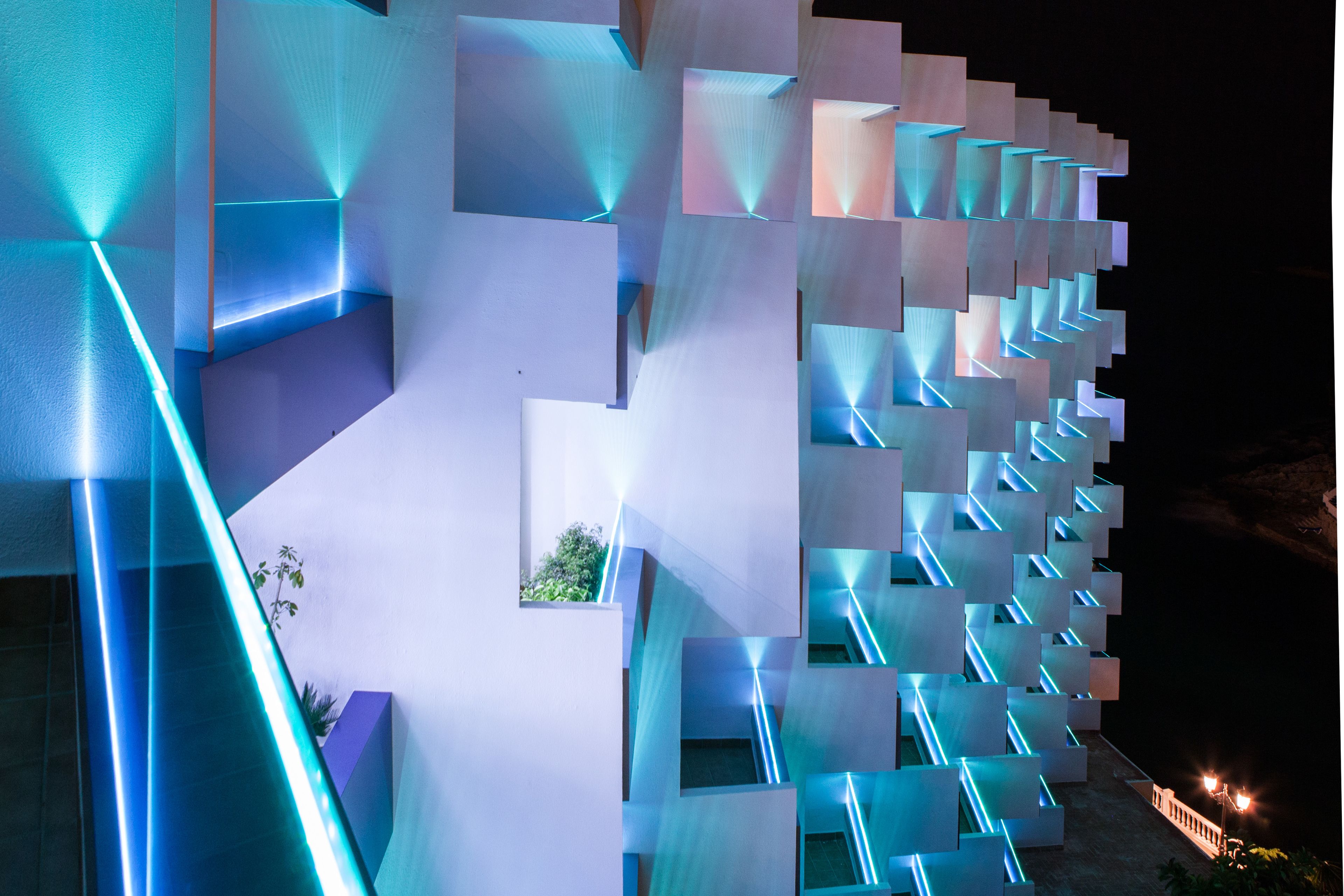 front of property – evening/night