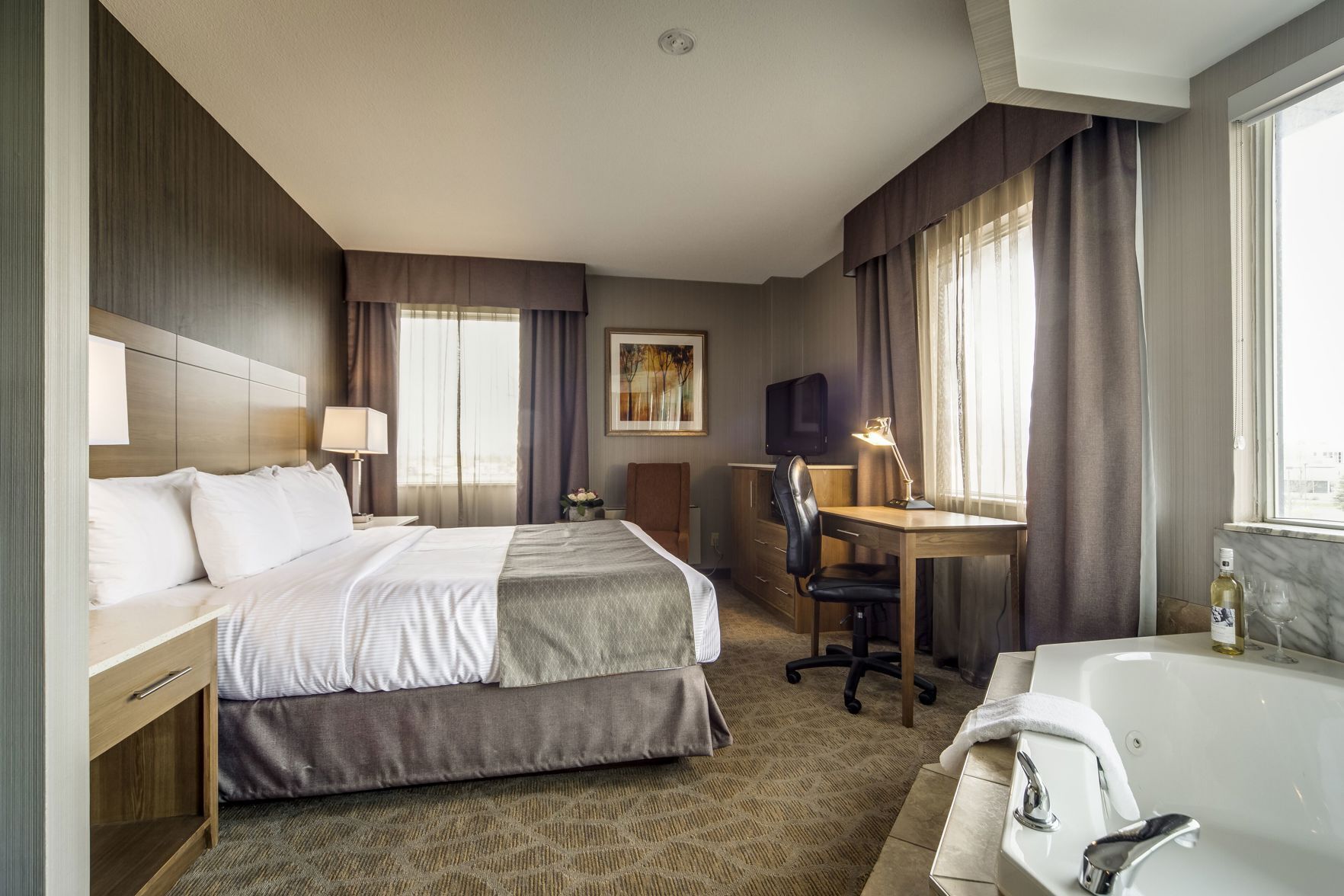 In-room safe, desk, blackout drapes, iron/ironing board