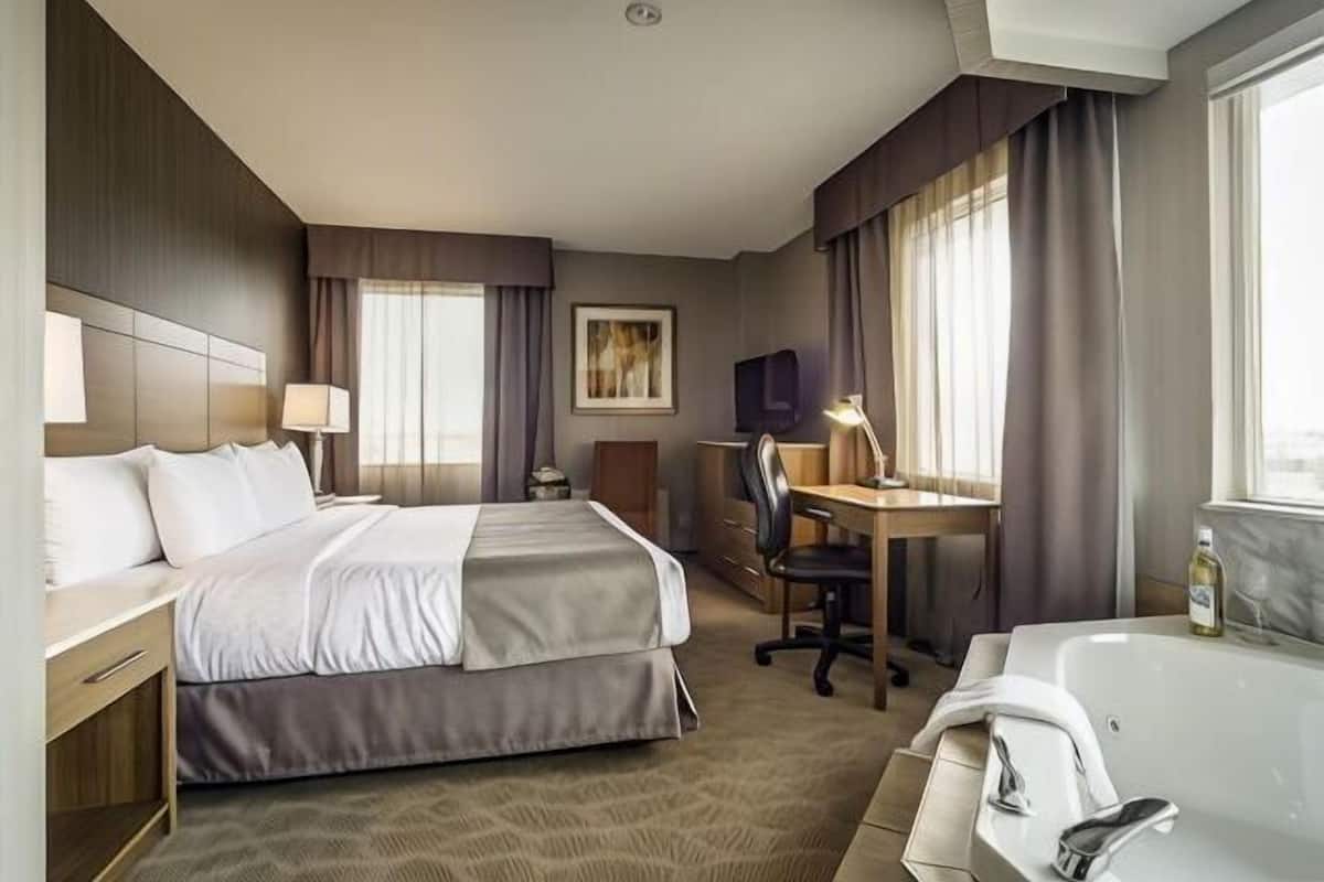 In-room safe, desk, blackout drapes, iron/ironing board