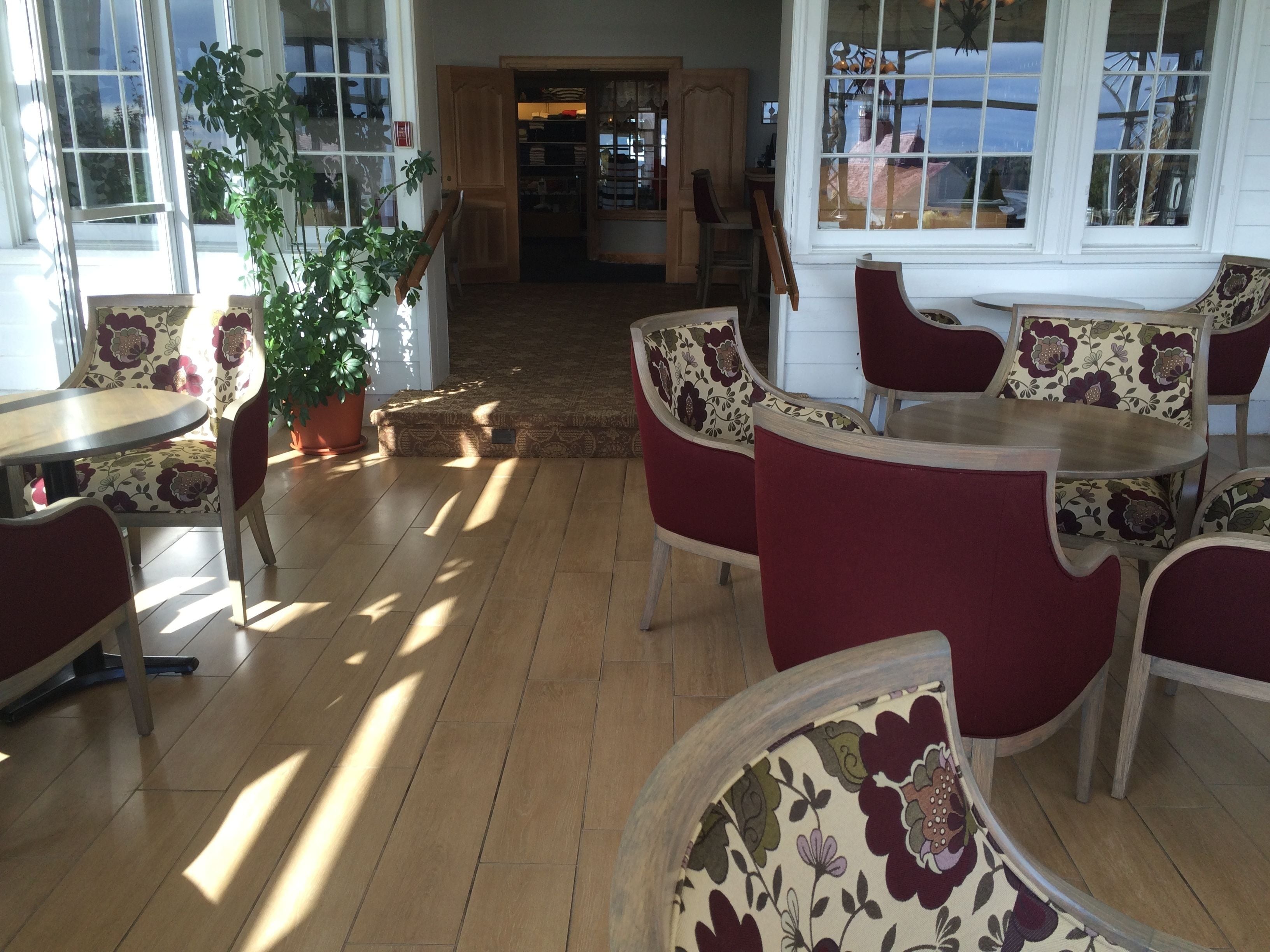 ocean views, open daily