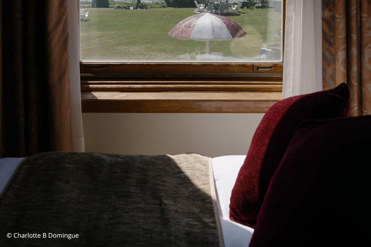 standard room, 1 queen bed, river view | hypo-allergenic bedding, desk, blackout curtains, iron/ironing board