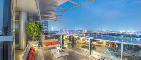 Grand Suite Waterfront with Terrace, with Hermes Amenities & Jacuzzi | View from room