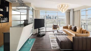 Presidential Suite, 1 King Bed | Hypo-allergenic bedding, in-room safe, individually decorated, desk