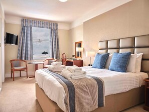 Standard Double Room, Sea View | Hypo-allergenic bedding, in-room safe, individually decorated - The Grand Hotel (Torquay)