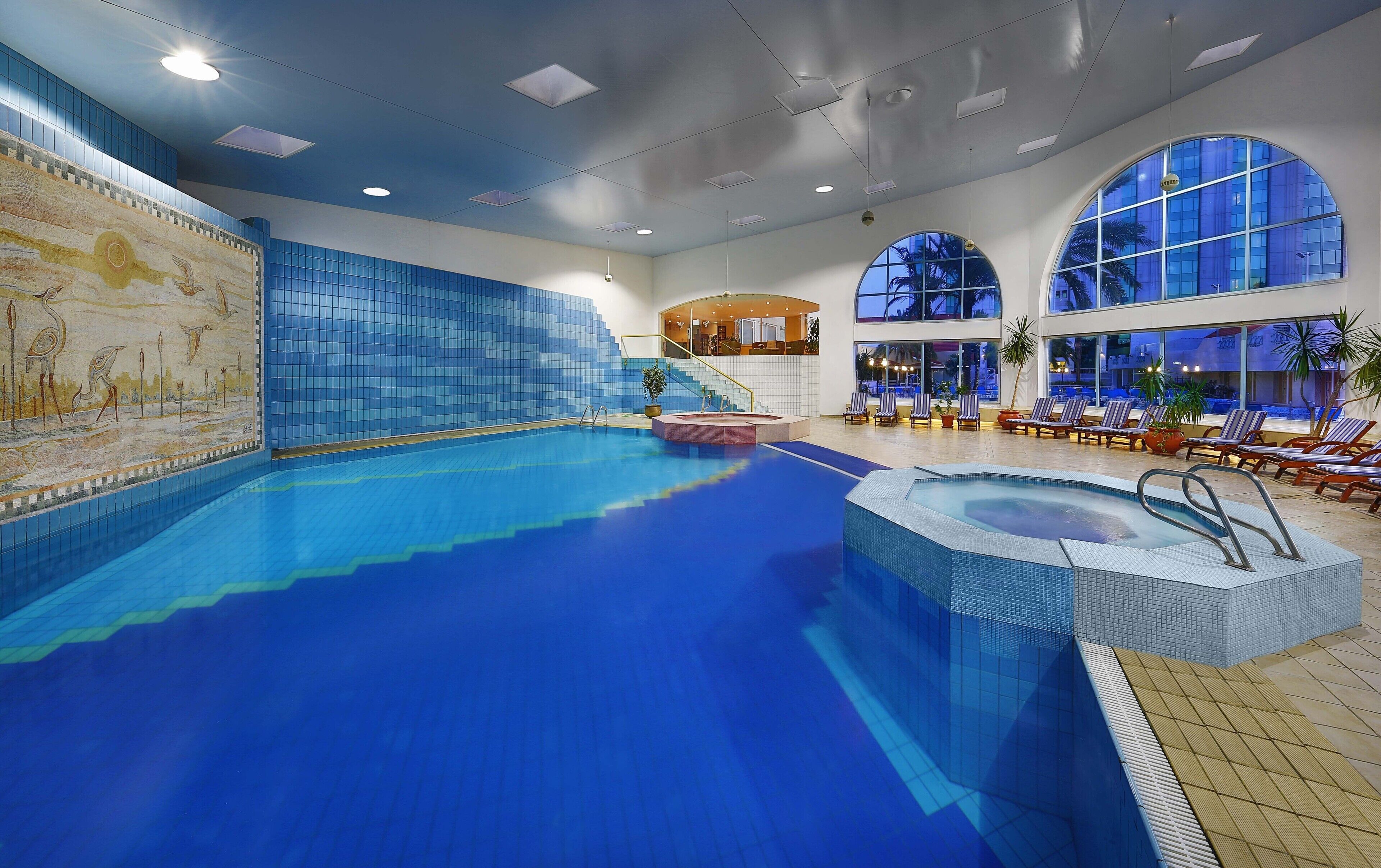 indoor pool, seasonal outdoor pool, pool cabanas (surcharge)